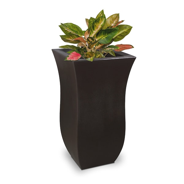 Valencia 30" Tall Planter - Espresso